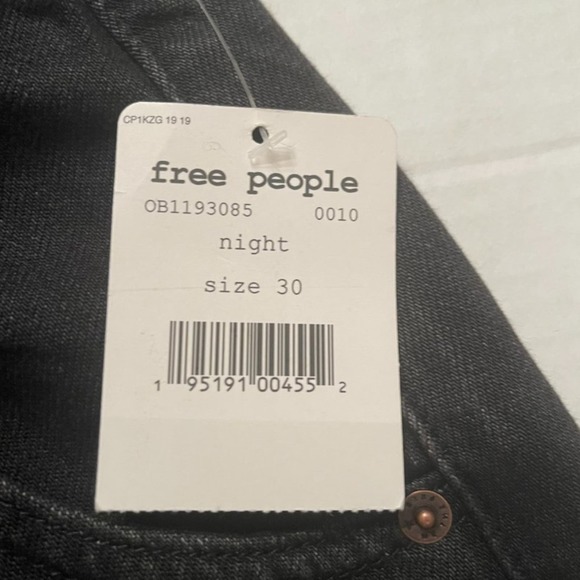 NWT Free People Women's Night Cosmico Flirt A-Line Denim Mini Skirt Size 30 - Picture 5 of 11